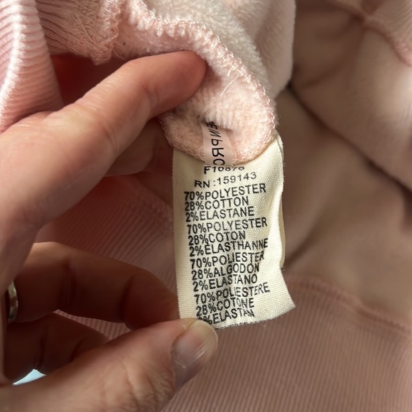 Small Pink FRNCH Crew Neck Sweatshirt - Picture 5 of 6